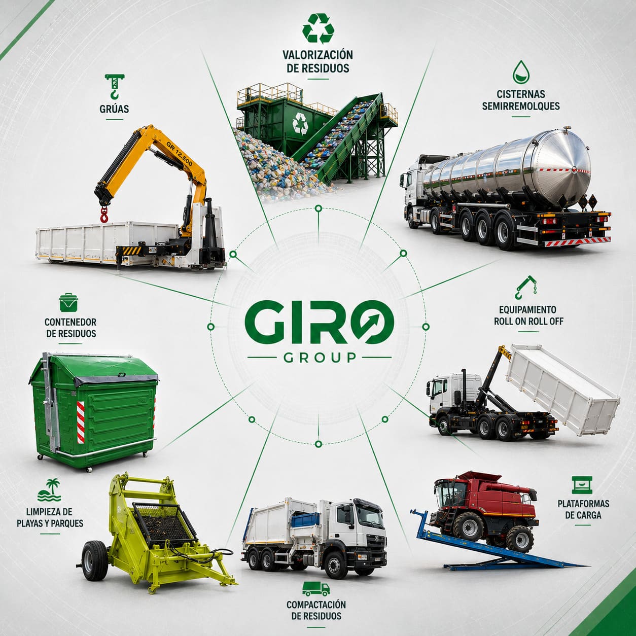 Instalaciones y equipo técnico de GIRO especializado en maquinaria industrial